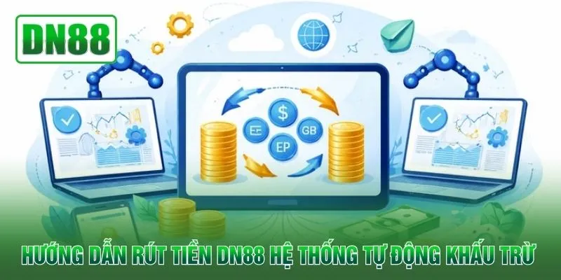 Hướng dẫn rút tiền DN88 hệ thống tự động khấu trừ 
